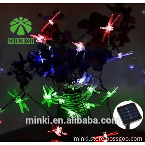 Factory Direct Sale Warm White LED Light Up With Connector Festoon Solar Lighting Copper String Wedding Decoration Curtain ligh